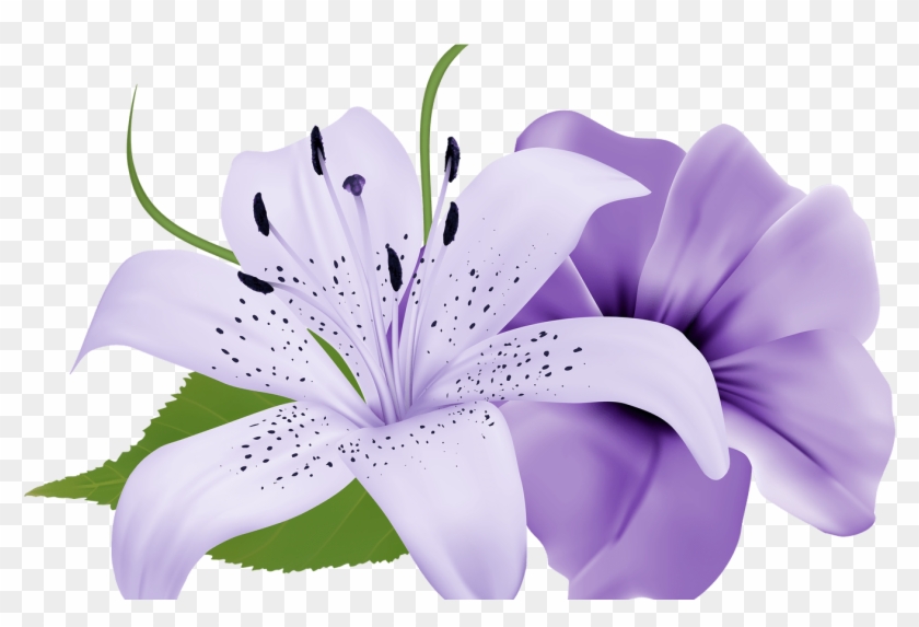Purple Flower Bouquet Clip Art - Purple Flower Png #839271