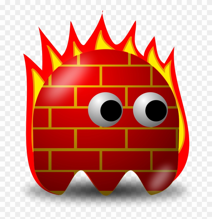 Firewall Medium 600pixel Clipart, Vector Clip Art - Fire Wall #839276