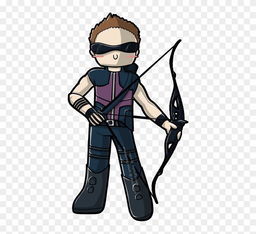 By Sambeawesome - Hawkeye Chibi #839534