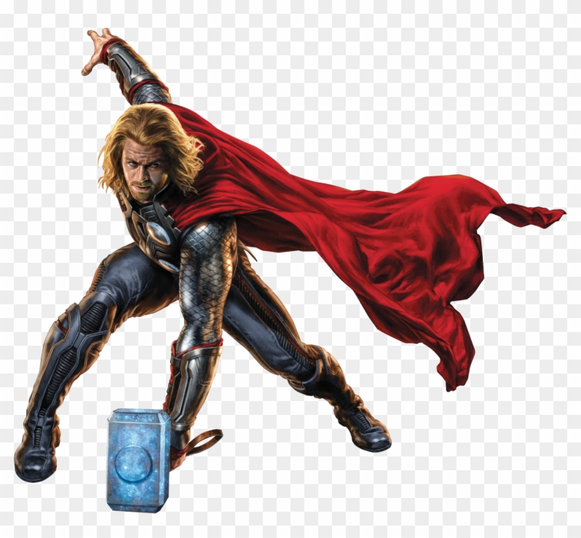 Thor Captain America Marvel Cinematic Universe Film - Avengers Watercolor Poster #839603
