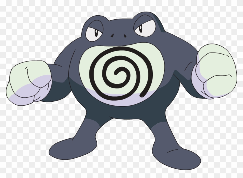 Anime Clipart Pokemon - Evolved Form Of Poliwag #839601