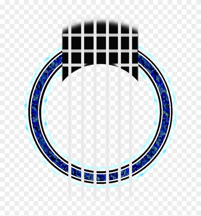 Classical Guitar Rosette, Blue By Changsta-187 - String Instrument #839610