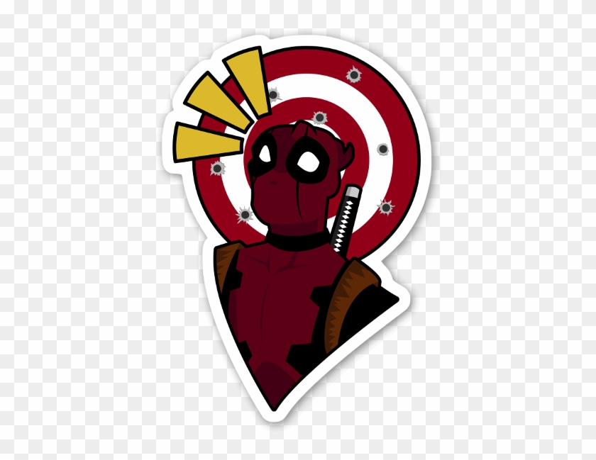 Deadpool Sticker - Fictional Character #839634