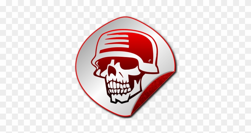 Sticker Logo Maker Free Horror Sticker Maker Generate - U.s. Army Skull Applique Embroidery Design #839639