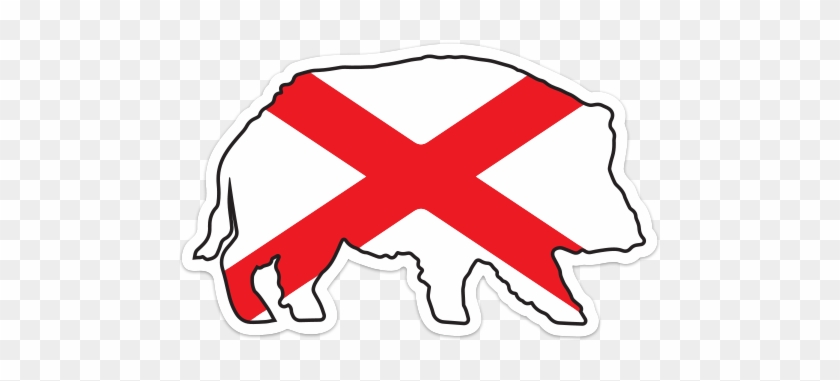 Alabama Boar Sticker - Alabama Boar Sticker #839696
