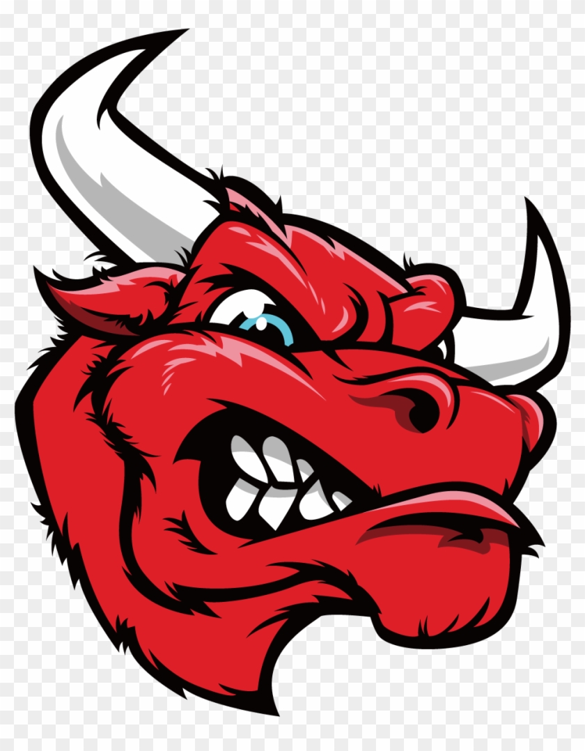 Red Bull Sticker Decal Cattle - Angry Red Bull #839698