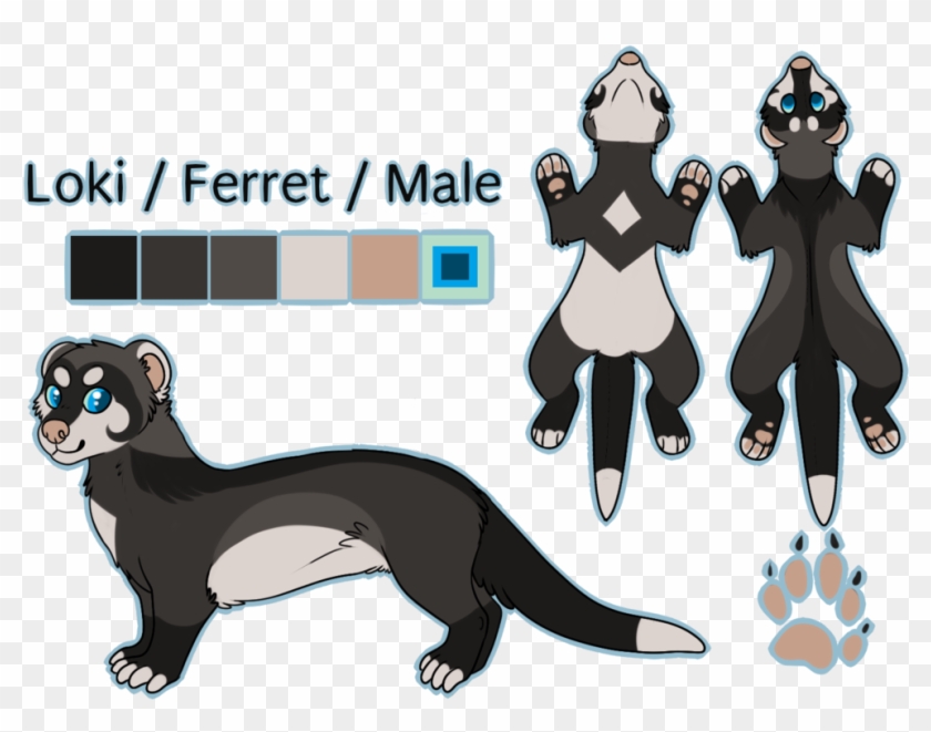 Loki Ferret By Chargay - Cartoon #839810