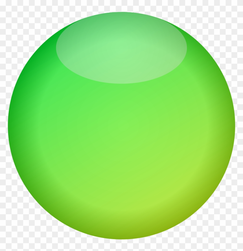 Green Button, Ball, Green - Green Circle #839813