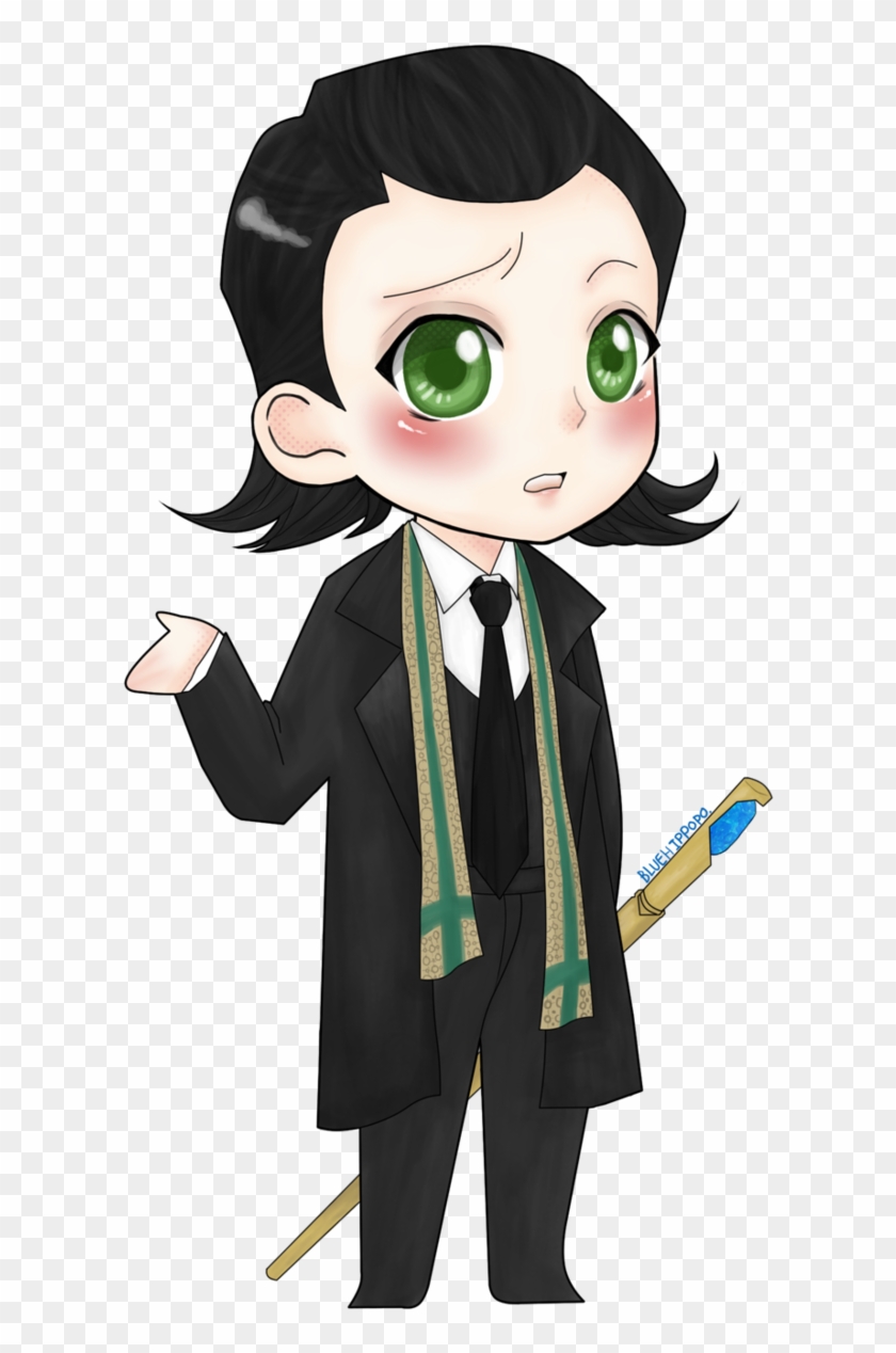 Chibi Loki By Bluehippopo - Chibi Loki Png #839861