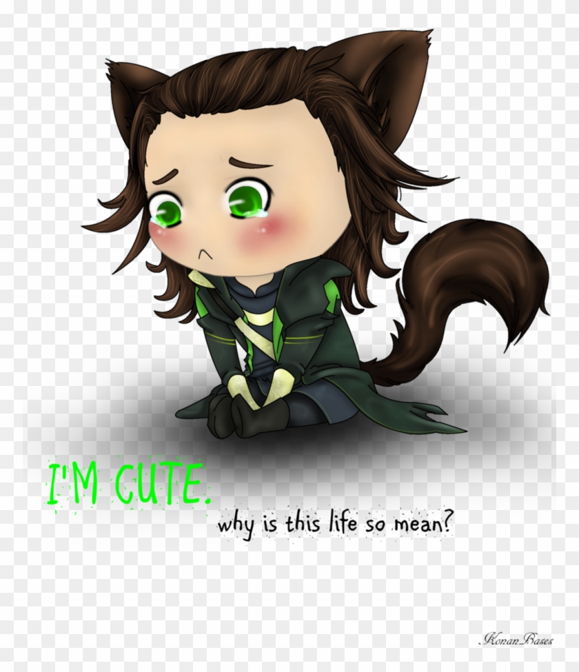 Im Cute By Konanbases - Thor Loki Cute Anime #839888