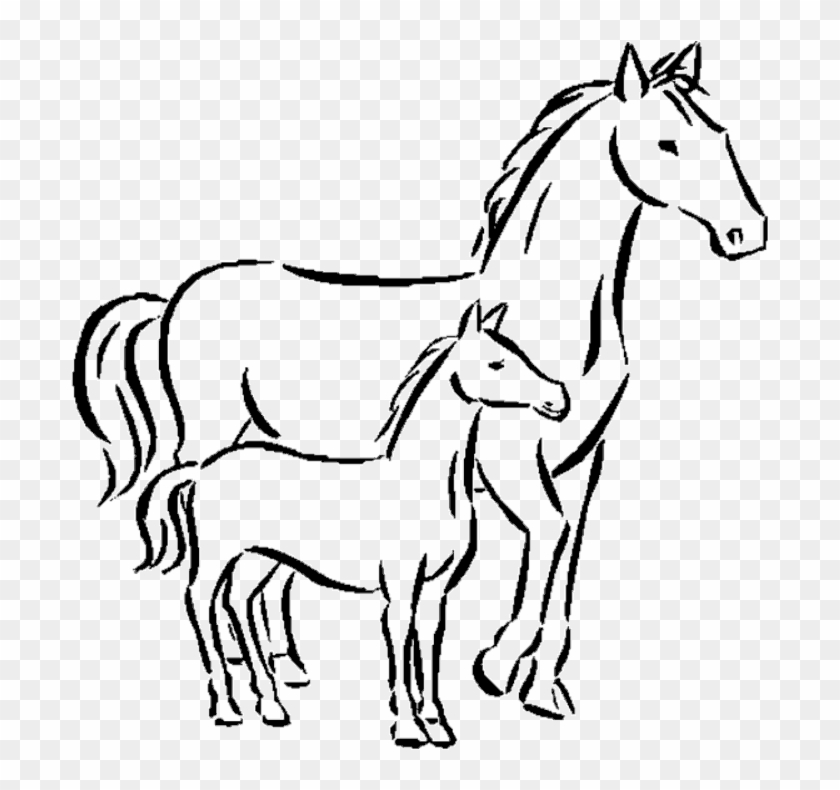 Coloring Pages To Print Horse Coloring Pages To Print - Drawing Of A Small Horse #840117