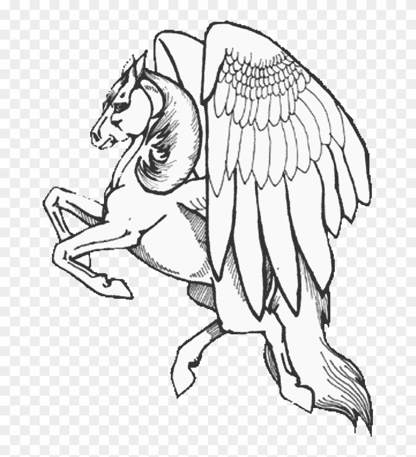 Pegasus Coloring Pages Free To Print Coloring4free - Pegasus Coloring Pages #840148