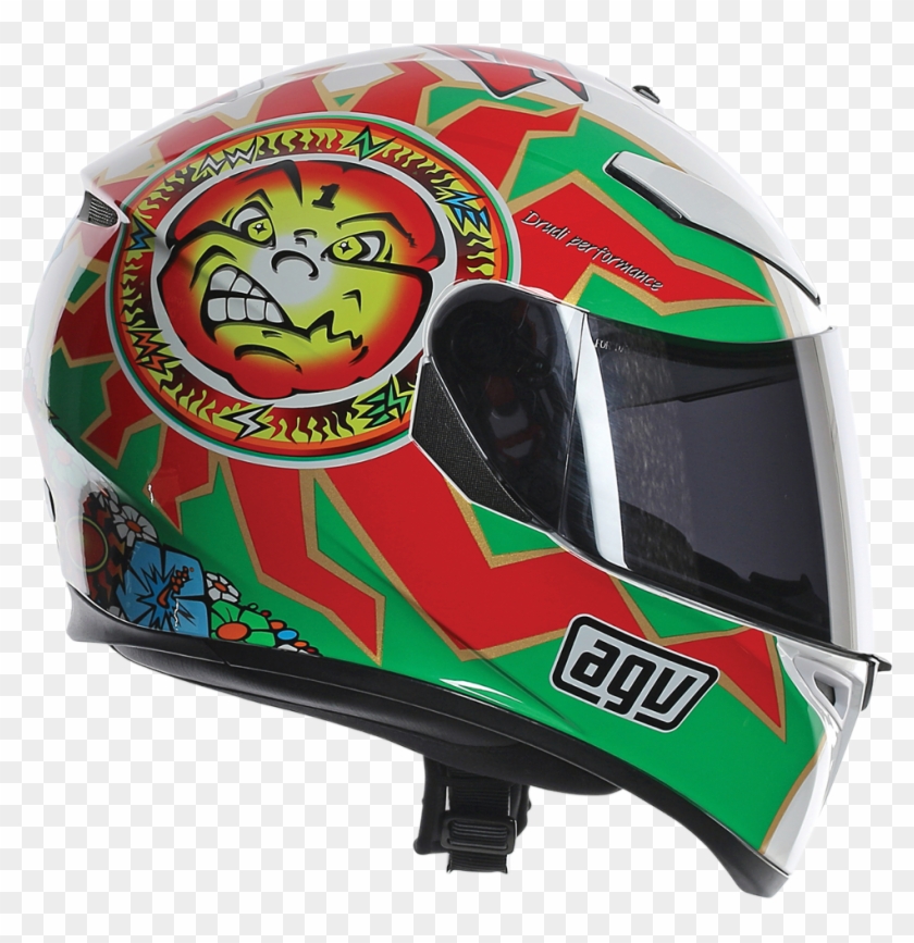 Agv Unisex K3 Sv Imola Full Face Internal Sun Shield - Agv K3 Sv Imola Full Face Helmet Green/white/red #840193