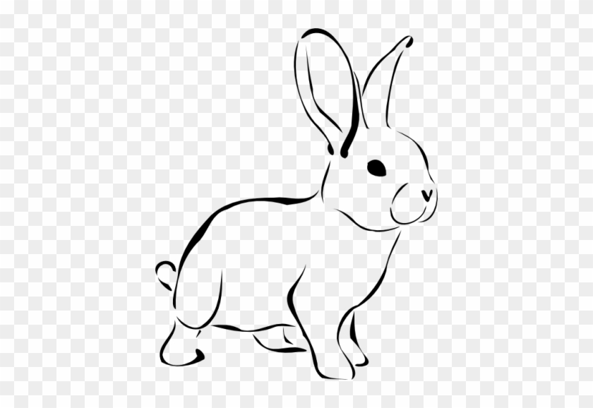 Rabbit Clip Art Images Free Clipart Images - Rabbit Clip Art Black And White #840298