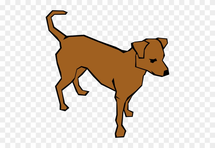 Brown Dog Vector Illustration - Clip Art Dog #840394