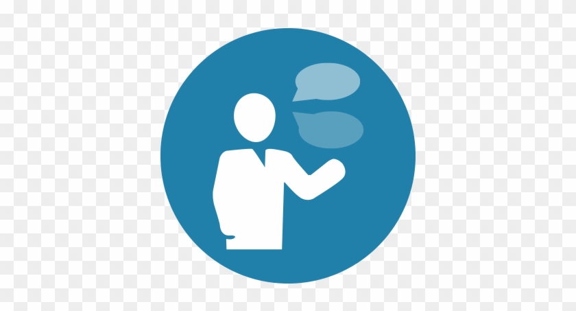 Multi-language Support - Language Icon Blue Png #840411