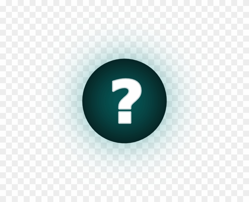 Teal Clipart Question Mark - Circle #840458