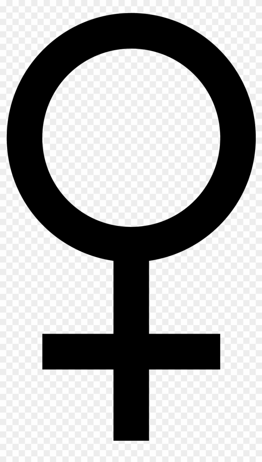 It Is The Symbol For Females, Opposite Of The Male - Female Icon #840495