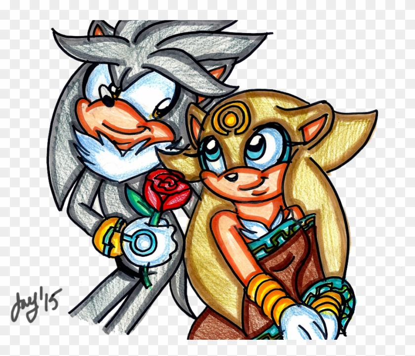Rose For You By Jayfoxfire - Silver The Hedgehog And Gold The Tenrec #840662