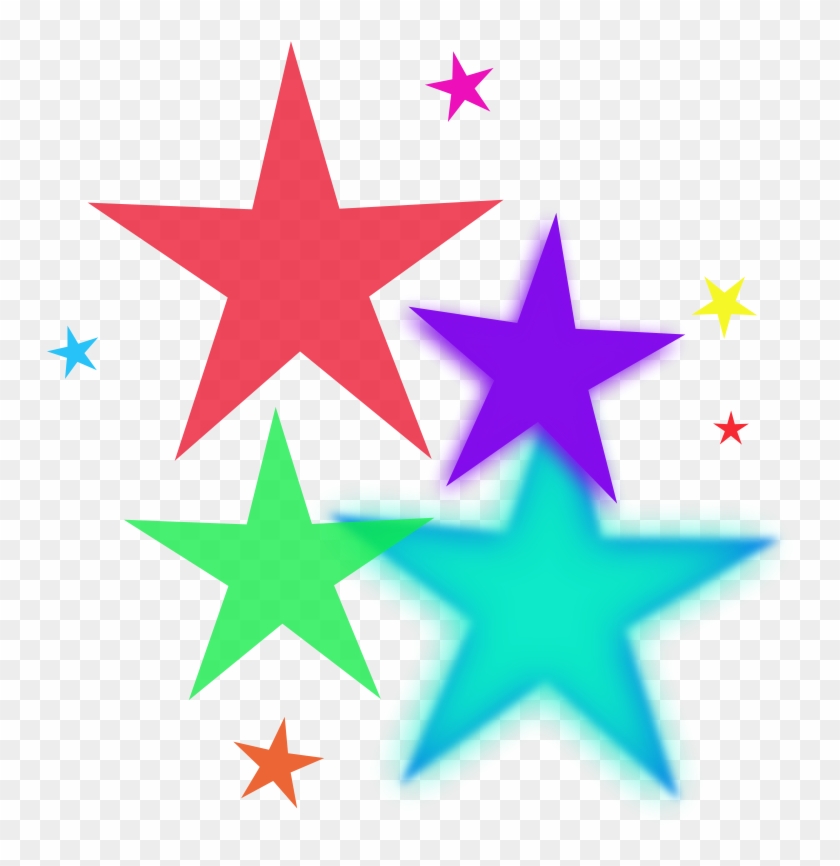 Clip Art Star - Colorful Stars #840935