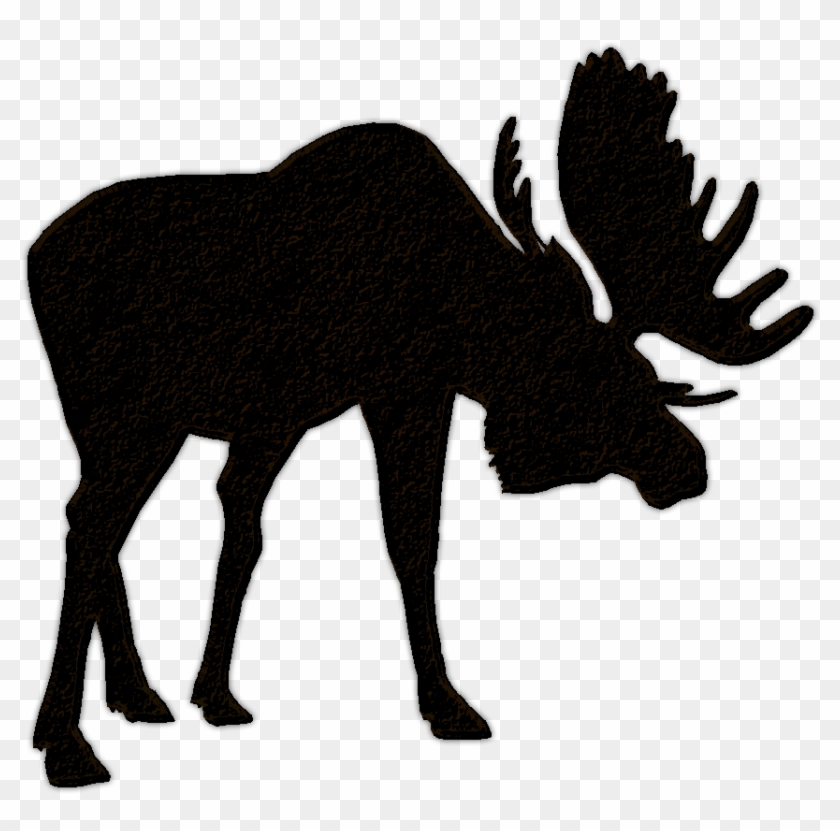 Elk Clipart Silhouette - Moose Silhouette Png #840951
