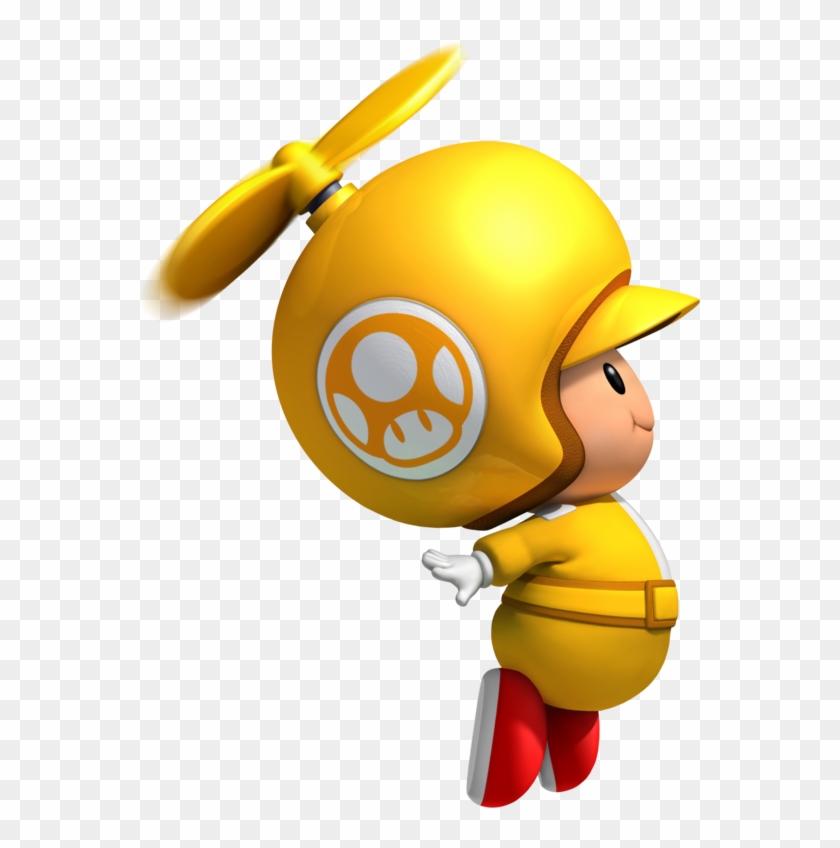 Propeller Yellow Toad - New Super Mario Bros Wii #840996
