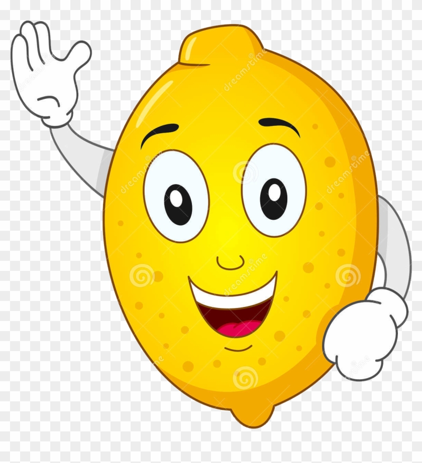 Sour Lemon Cartoon Smile - Smiling Lemon Png #841025