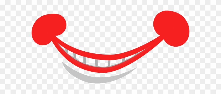 Red Smile Cliparts - Cute Smile Clipart #841029