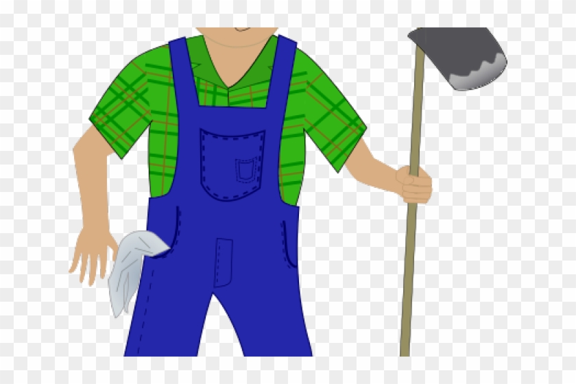 Janitor Clipart Principal - Cartoon Farmer #841075