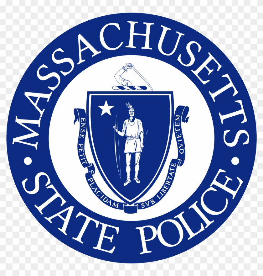 Seal Of The State Police Of Massachusetts - Coa Of Massachusetts Shower Curtain #841084