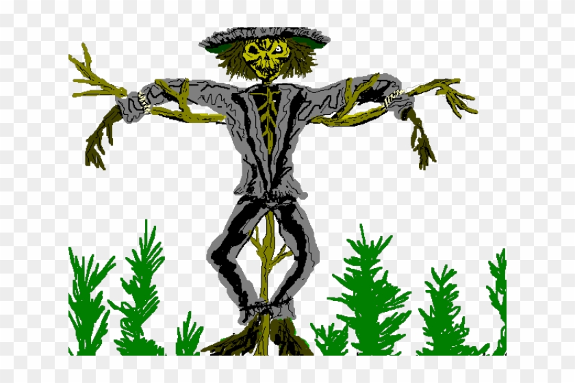 Scarecrow Clipart Creepy - Illustration #841104