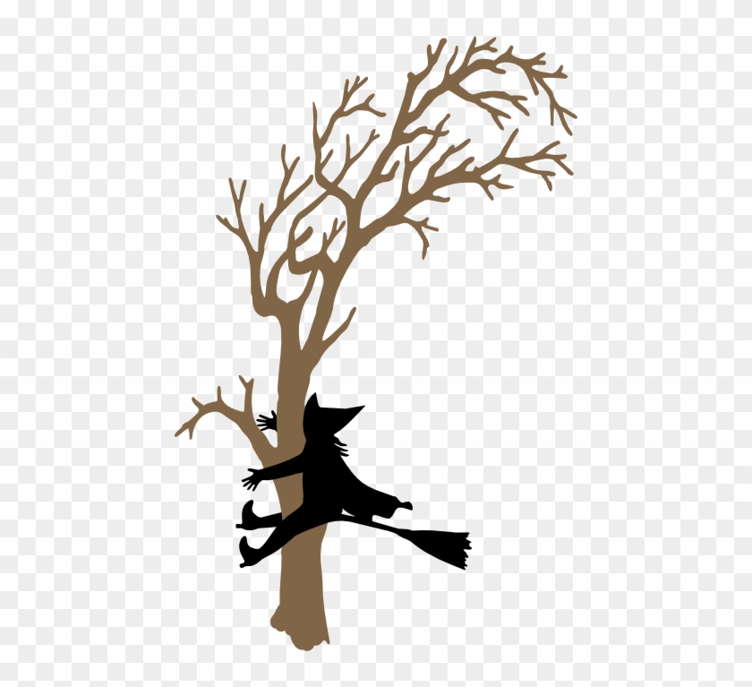 This Svg File Can Be Used In Either Version Of Scal - Spooky Tree Silhouette #841105