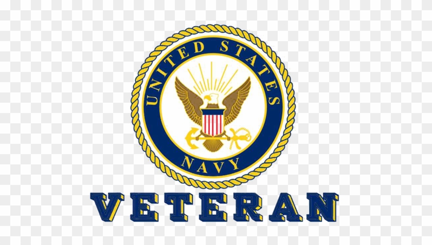 Usn Veteran - Us Navy Veteran With Navy Logo Car Decal, Grey #841143