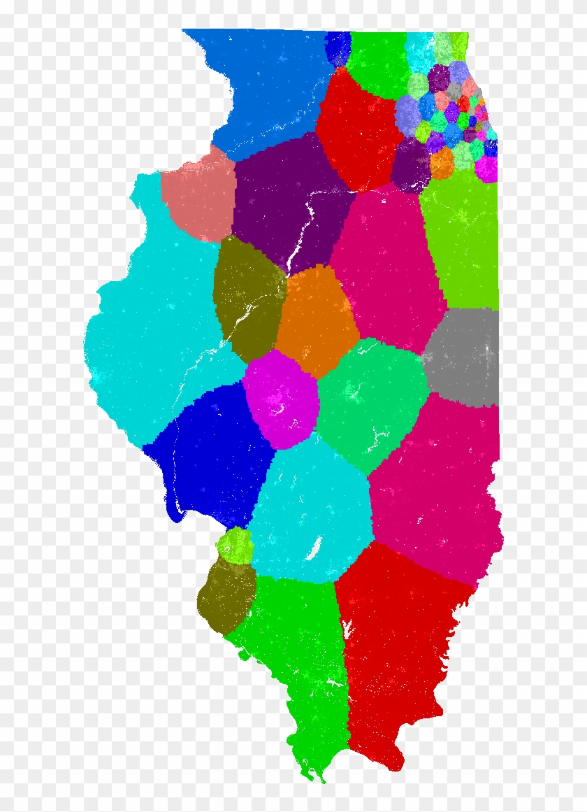 Illinois Senate Congressional District Map, Current - Physical Map Of Illinois #841315