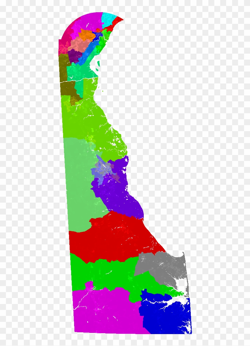 Larger Delaware Senate Map - Delaware Senate District Maps #841323