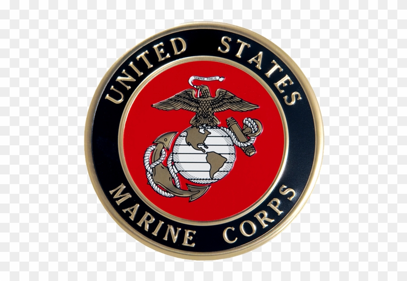 Wholesale Memorial Military Emblem United States Marine - Marine Corps Round Tin Sign #841492