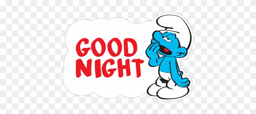 Good Night Png Transparent Images - Smurfen Kussen - Lichtblauw (gevuld) #841733