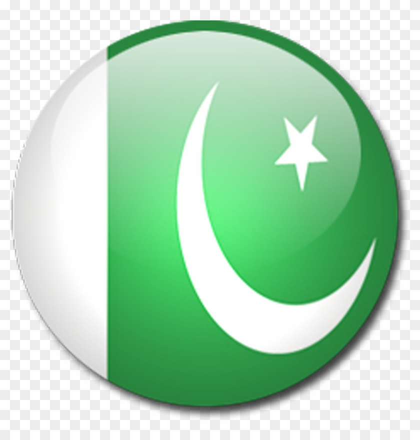 Graphics Button Shape Wallpaper Flag Of Pakistan - Pakistan Flag Round Png #841800