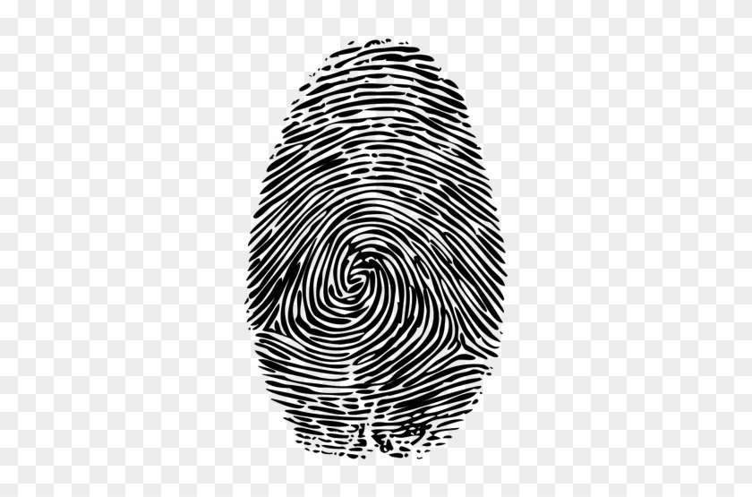 Realistic Fingerprint Design Transparent Png - Fingerprint Png #841805