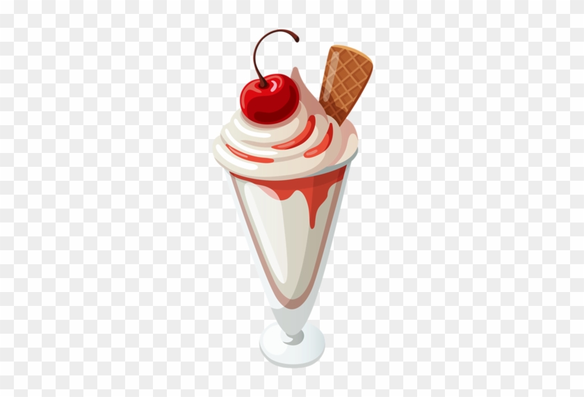 54 - Ice Cream Sundae Clipart #841809