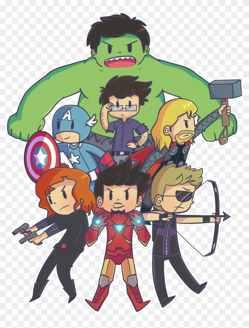 Youyanwuzhu 2,054 288 The Avengers By Ecokitty - Cute Avengers Fan Art #841877