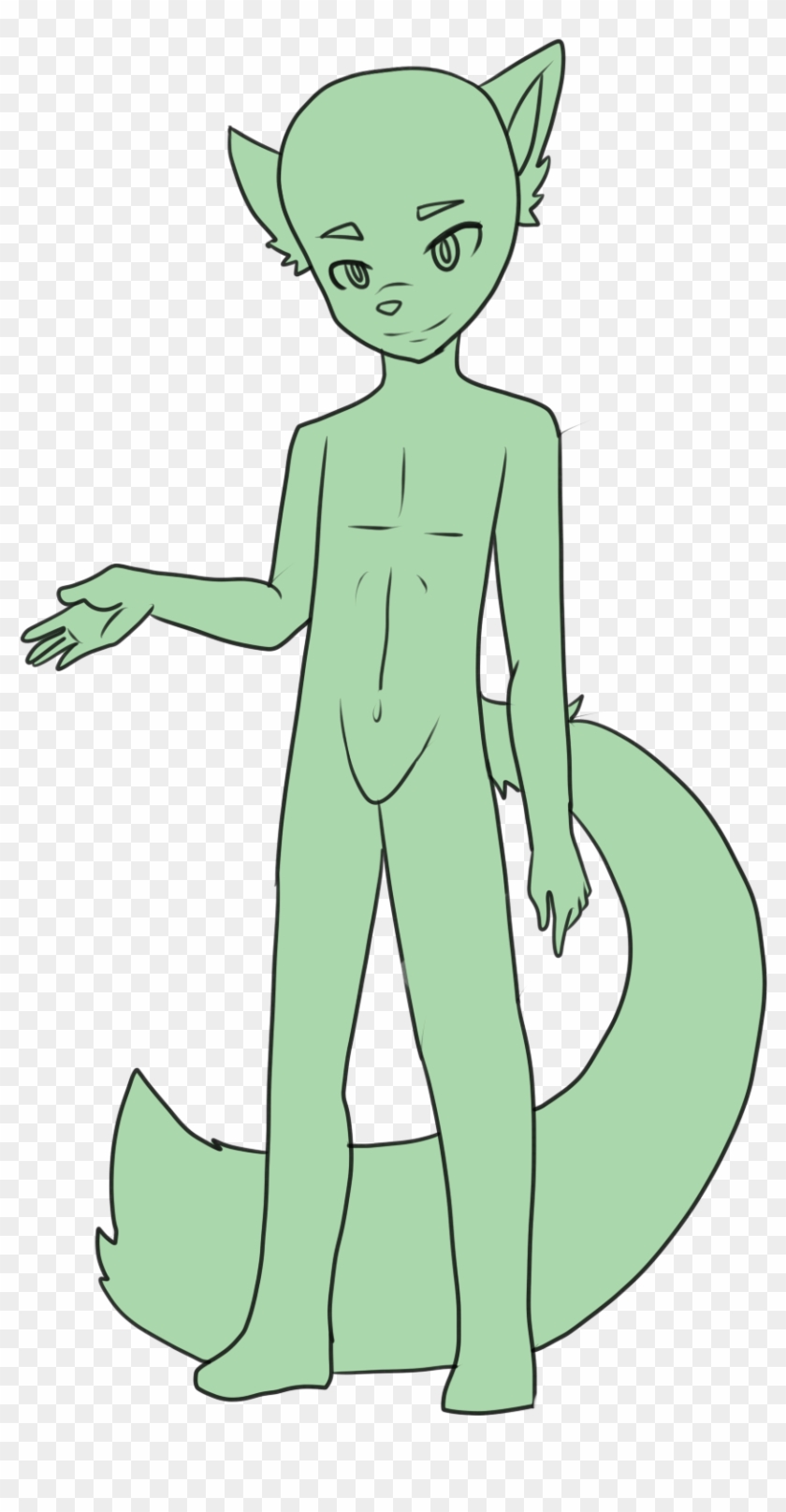 Homo Sapiens Boy Ariciul Sonic Furry Fandom Art - Male Cartoon Body Base #841897