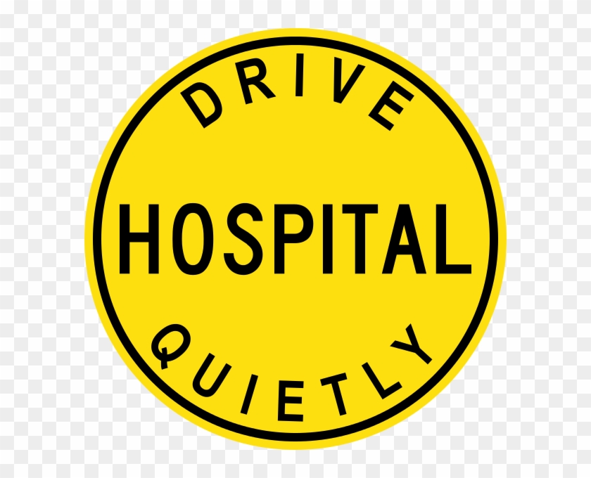 Hospital Road Clipart - Sign #841939