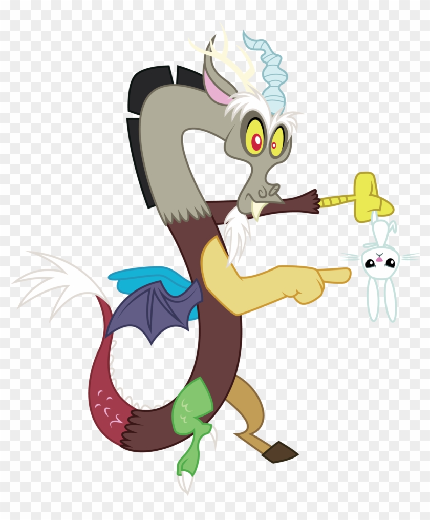 Discord And Angel - My Little Pony: Friendship Is Magic #842094