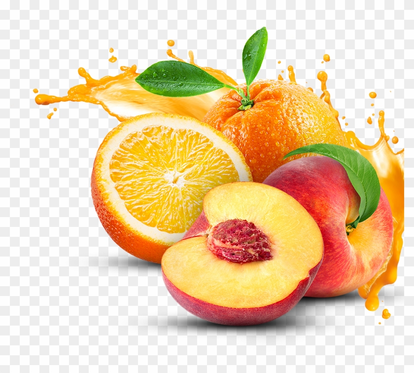 Peach & Orange - Fruit Punch Png #842114