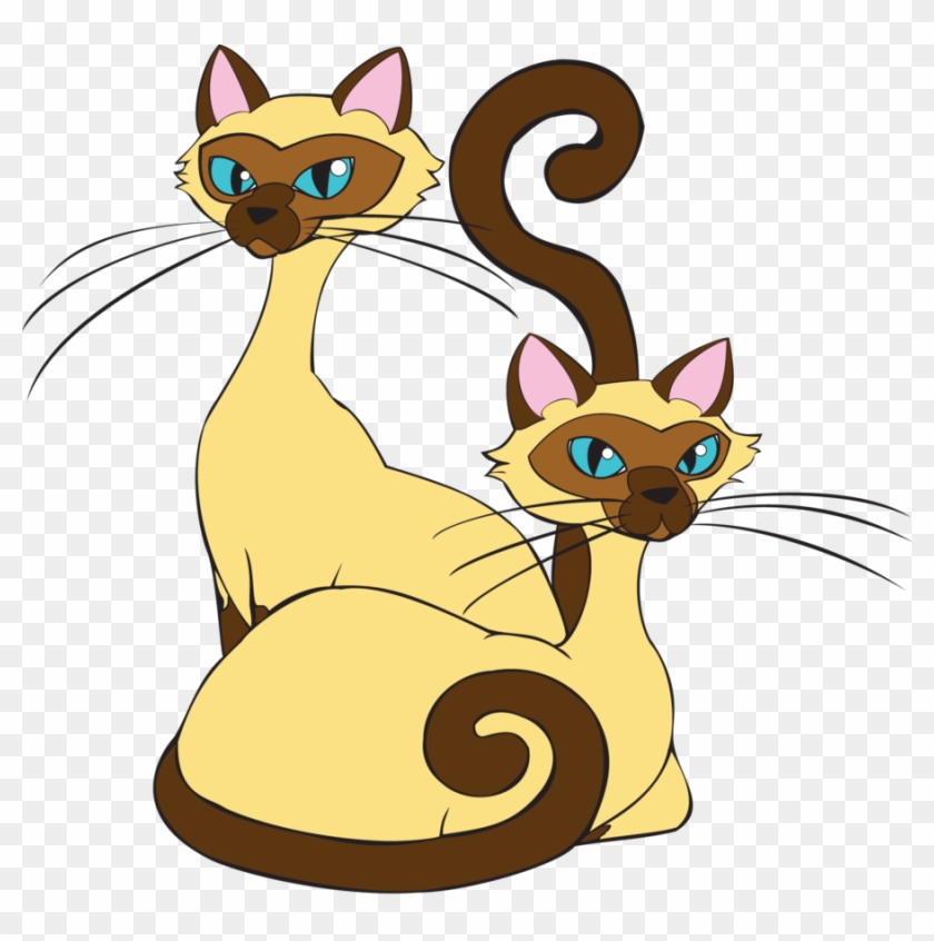 Si And Am By Tewateroniakwa - Tow Siamese Cats From Lady And The Tramp #842267