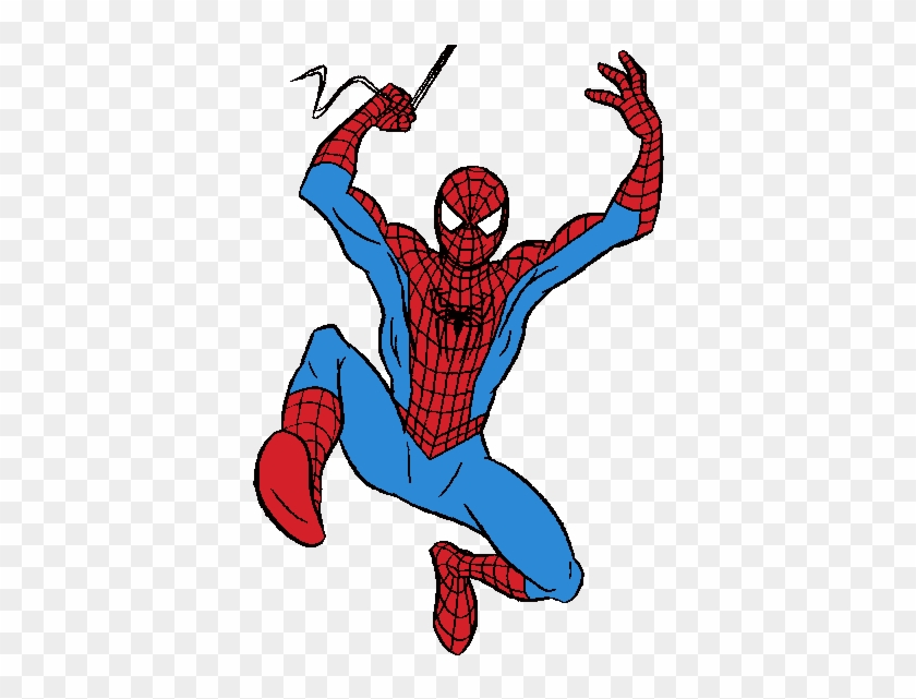 Spiderman Clipart Cliparts And Others Art Inspiration - Spiderman Cartoon Hanging Png #842321