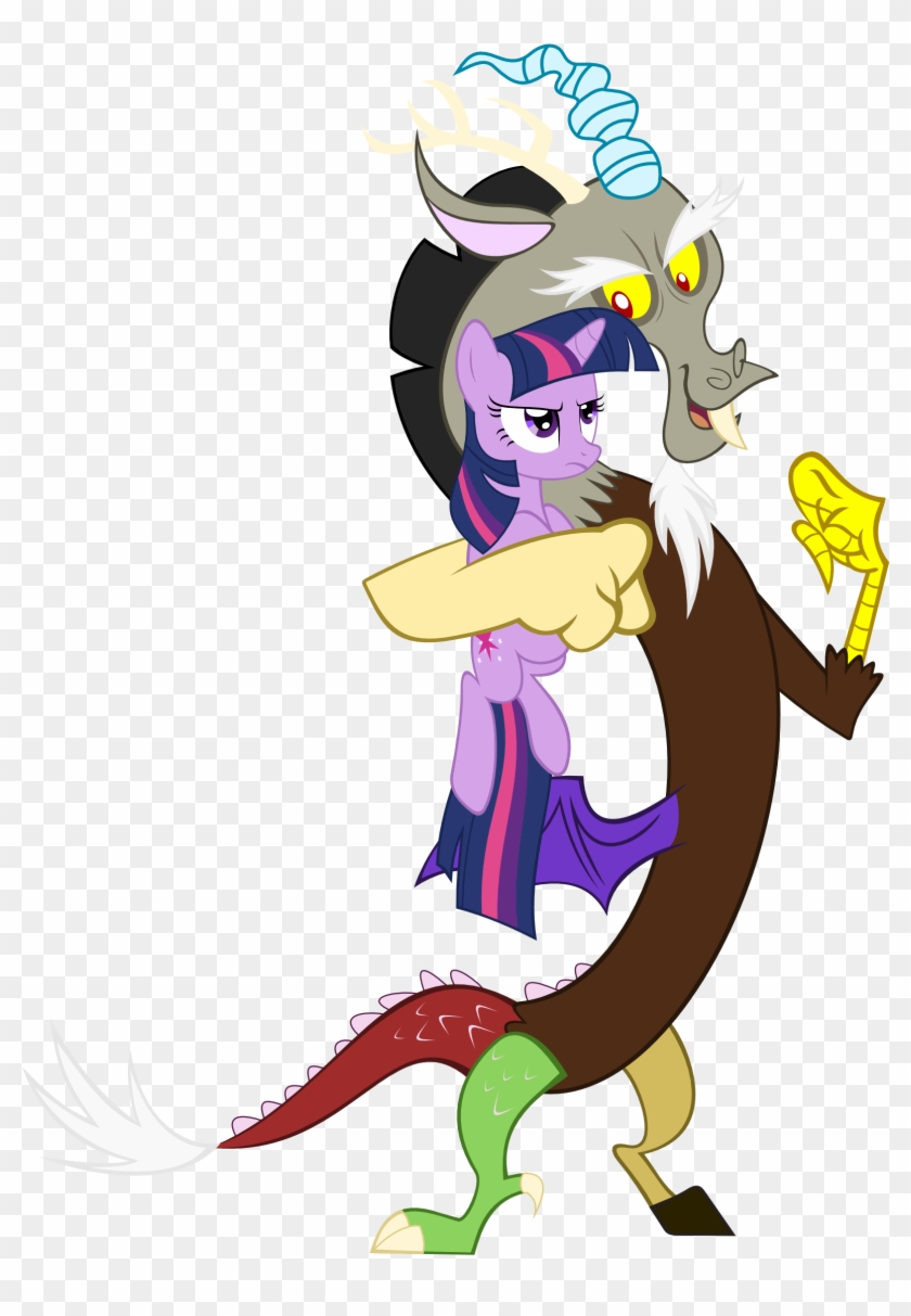 Pic Of Twilight Sparkle And Discord In Love - Twilight Sparkle And Discord #842363