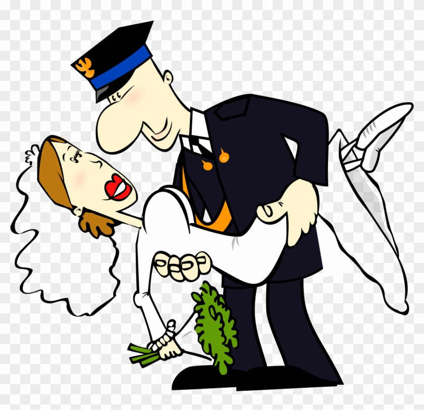 Wedding Cartoons 2, Buy Clip Art - Husband Wife Laughing Jokes #842395