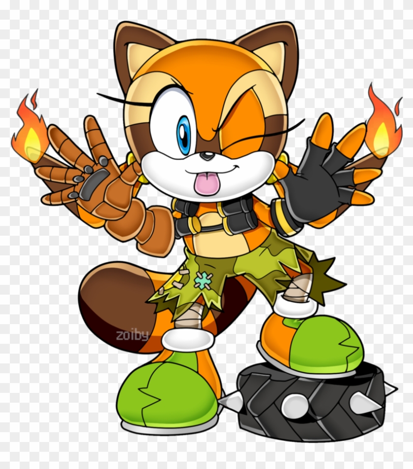 Zoiby Sonic Rush Segasonic The Hedgehog Amy Rose Cartoon - Sonic Junkrat #842394